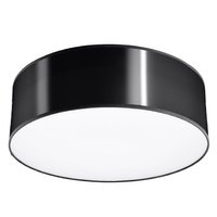 Stropné svietidlo Plafond E27 Round Black Minimalist Arena Sollux