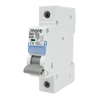 Nadprúdový istič Poistkový odpojovač 6kA 1P B 20A .MORE