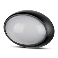 Stropné svietidlo LED Plafond 8W 3000K 560lm IP54 Oval Black VT-8014 V-TAC