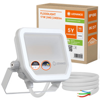 LED reflektor Vonkajšie reflektory 17W 2400lm 4000K IP66 Biele reflektory Ledvance