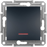 Jednopólový spínač svetla s osvetlením Spínač SCHNEIDER ASFORA