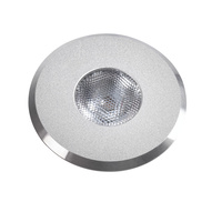 LED závesná akcentná lampa 1,2W 110lm 3000K, teplá biela 90° Circular Aluminium Haxa-Dso Kanlux