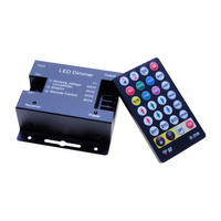 216W RGBW LED ovládač + diaľkové ovládanie 28 tlačidiel