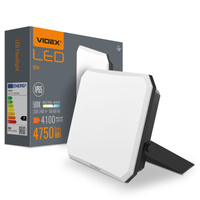 LED reflektor 50W 4750lm 5000K studená biela čiernamliečnym odtieňom Videx