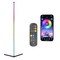 LED 6W RGB 180° dobíjacia stojacia lampa čierna Play Kobi