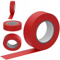 Silná PVC vodotesná izolačná páska 19 mm x 0,13 mm červená 20 m