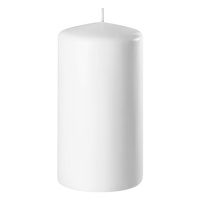 Cylindrická sviečka Tradičná 12 cm biela