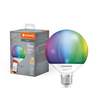 LED žiarovka E27 14W = 100W 1521lm CCT RGB stmievateľná SMART+ WiFi Globe Ledvance