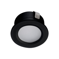 LED závesná akcentná lampa 1W 30lm 3000K, teplá biela 105° Round Black IP65 Imber Kanlux