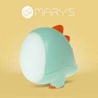 Detské LED nočné svetlo 1,6W 3000-6500K teplá biela a studené USB dobíjateľné 1200mAh Zelené DINO MARY'S