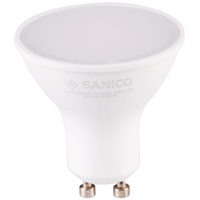 LED žiarovka GU10 7W 650lm 3000K teplá biela 100° Sanico Goldlux