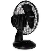 Stolný ventilátor Cirkulácia vzduchu Stojanový veterný ventilátor 37cm 21W čierny