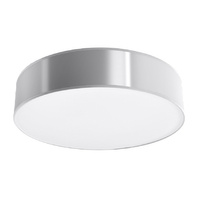 Povrchové stropné svietidlo 4x E27 Plafond Round Grey Minimalist Arena Sollux