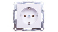 Merten System M Jednoduchá 16A zásuvka Schuko IP20 biela MTN2401-0325