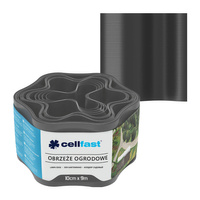 Obruba trávnika Pružná vlnitá 10 cm x 9 m Grafitová CELLFAST