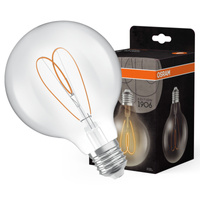 Dekoratívna LED žiarovka G95 Sphere E27 7,2W = 60W 806lm 2700K teplá biela CRI90 300° Dimmable Vintage 1906 Osram