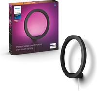 LED nástenné svietidlo 20W 1400lm IP20 Biela a farebná Ambiance RGB + TW Black Smart SMART Zigbee Bluetooth Sana Philips HUE