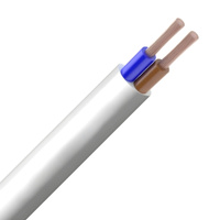 Elektrický kábel OMY 300/300V 2x0,75mm BIELY 1m