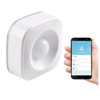 Senzor pohybu PiR 5m 120° na batériu Smart WiFi Sanico Goldlux
