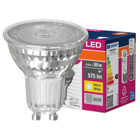 LED PAR16 reflektor GU10 6,9W = 80W 575lm 3000K, teplá biela 36° VALUE Osram