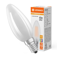 LED žiarovka E14 B35 4,2W = 40W 470lm 2700K teplá biela 320° CRI97 Stmievateľná Ledvance