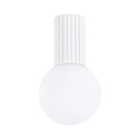 Kúpeľňové stropné svietidlo G9 Round White Modern Matte IP44 Halo Sollux