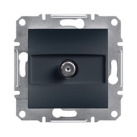 Anténa s jednou zásuvkou SAT 1dB antracit SCHNEIDER ASFORA