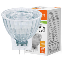 LED žiarovka GU4 MR11 4,2W = 35W 345lm 2700K teplá biela 36° 12V Ledvance