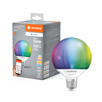 LED žiarovka E27 14W = 100W 1521lm RGBW CCT Stmievateľná SMART+ WiFi Globe Ledvance