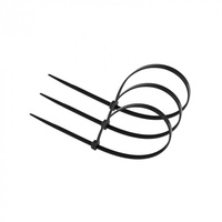 Káblové pásky 3,6x350 mm čierne UV TRIPERS PREMIUM OKP-36350B .MORE 100 ks.