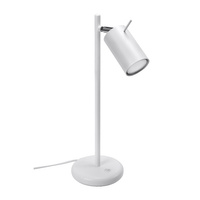 Stolová nočná lampa GU10 Tubular White Moderný prstenec Sollux