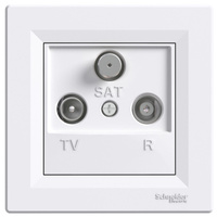 Anténny výstup s rámom 8dB SCHNEIDER ASFORA