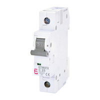 Nadprúdový istič ETIMAT 6 C25 25A 1P 6kA