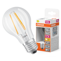 LED žiarovka A60 E27 3,4W = 40W 470lm 2700K teplá biela CRI90 300° Stmievateľné vlákno SUPERSTAR PLUS CLASSIC Osram