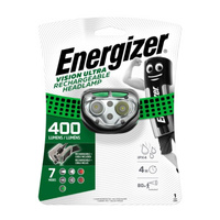LED VISION ULTRA RECHARG 400lm Vodotesný dobíjací svetlomet ENERGIZER
