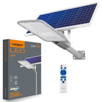 Solárne svetlomety 50x LED 100W 2500lm 5000K IP65 VIDEX Súmrakový senzordiaľkovým ovládaním