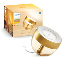 LED stolová lampa na nočný stolík 8,2 W 570 lm IP20 Biela a farebná atmosféra RGB + TW Gold Smart SMART Zigbee Bluetooth Iris Philips HUE