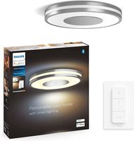 Plafond LED stropné svietidlo na povrchovú montáž 22,5 W 2500 lm IP20 White Ambiance TW Aluminium 34,8 cm Smart SMART Zigbee Bluetooth Being Philips HUE