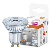 LED žiarovka PAR16 reflektor GU10 2,6W = 35W 230lm 6500K studená biela 36° STAR Osram