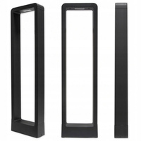 Záhradné stojace vonkajšie pólové svietidlo LED 7W 700lm 4000K, neutrálna biela sivá IP54 Rio 60cm Masterled