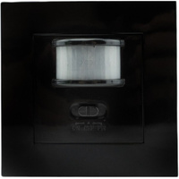 PIR senzor pohybu a súmraku zapustený do krabice čierny 9 m 160° CP Ecolight