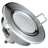 Spot 3,5W 250lm 3000K, teplá biela Silver SUN OLAL Sanico Goldlux svietidlo na zapustenie