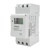 Časovač zapnutia/vypnutia LCD Digitálny plán 7 dní PC-2E-DIN Ecolight