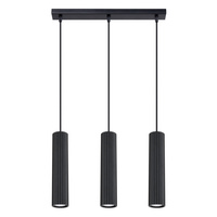 Tuba Spot 3x GU10 Black Carbon Deep Space SL.1575 Sollux Závesné svietidlo