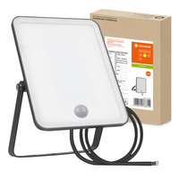 LED reflektor Vonkajší reflektor 30W 2550lm 3000K IP65 čierny so senzorom pohybu a súmraku Essentials Ledvance