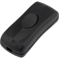 Kolískový spínač s krúteným káblom čierny