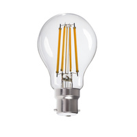 LED žiarovka B22 Edison A60 12W = 100W 1521lm 2700K teplá biela Clear XLEDIM Filament Kanlux