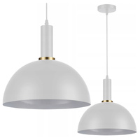 Masterled Koko Biela meď E27 Závesné stropné svietidlo