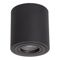 Halogénová trubica s reflektorom na povrch GU10 IP54 Round Black Masterled