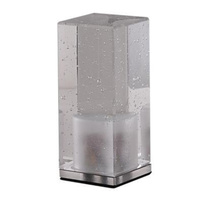 Stolná LED lampa 3W RGB USB sivá IP20 Cristal Masterled